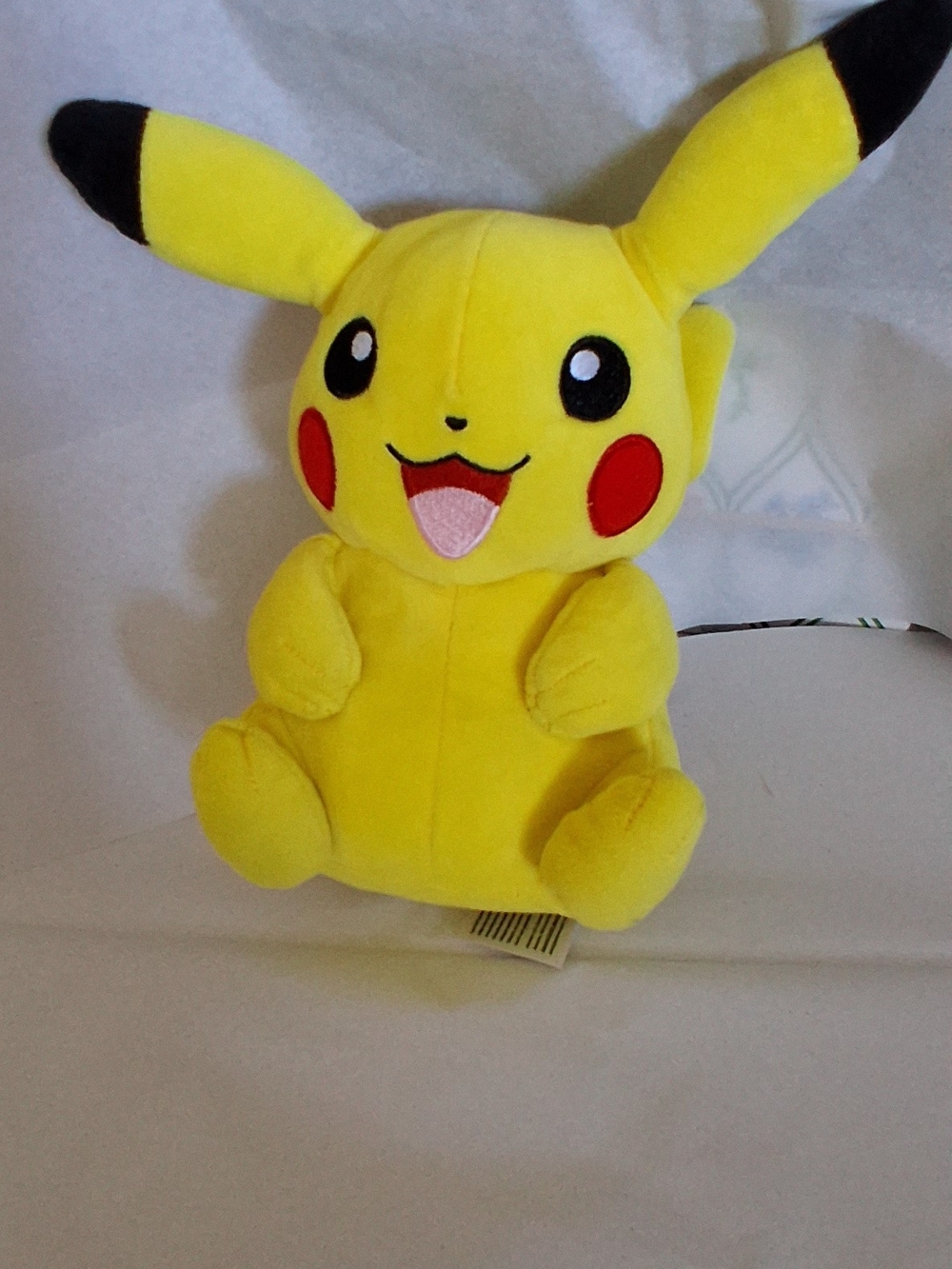 Pokemon Pikachu Plush Stuffed Animal Yellow & Black